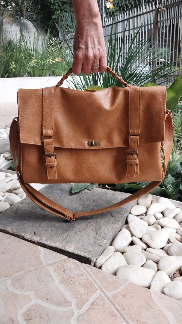 Bolsa Carteiro Caramelo Eco G - Imagem 5