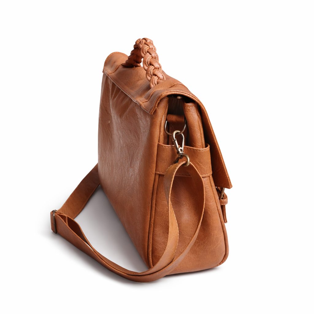 Bolsa Carteiro Caramelo Eco P - Imagem 4