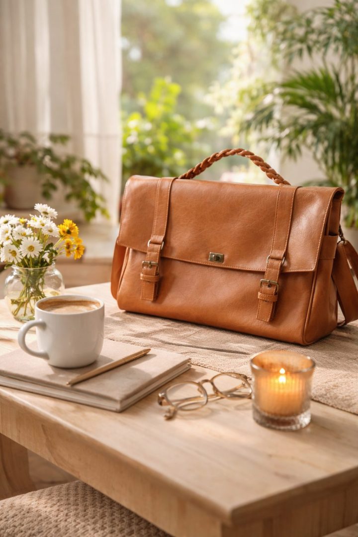 Bolsa Carteiro Caramelo Eco P - Imagem 6