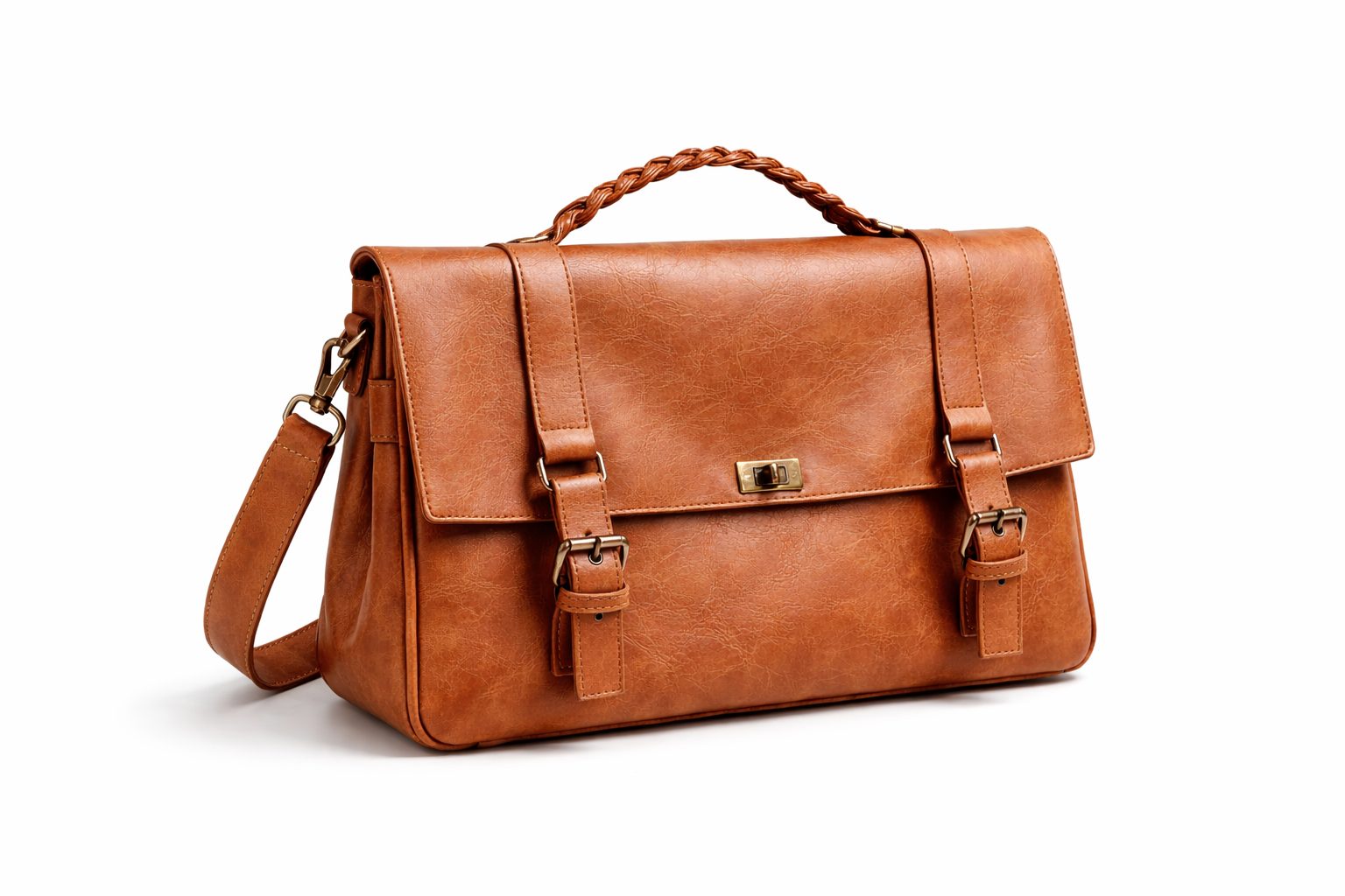Bolsa Carteiro Caramelo Eco P