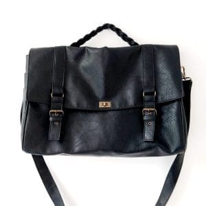 Bolsa Carteiro Preta Eco M