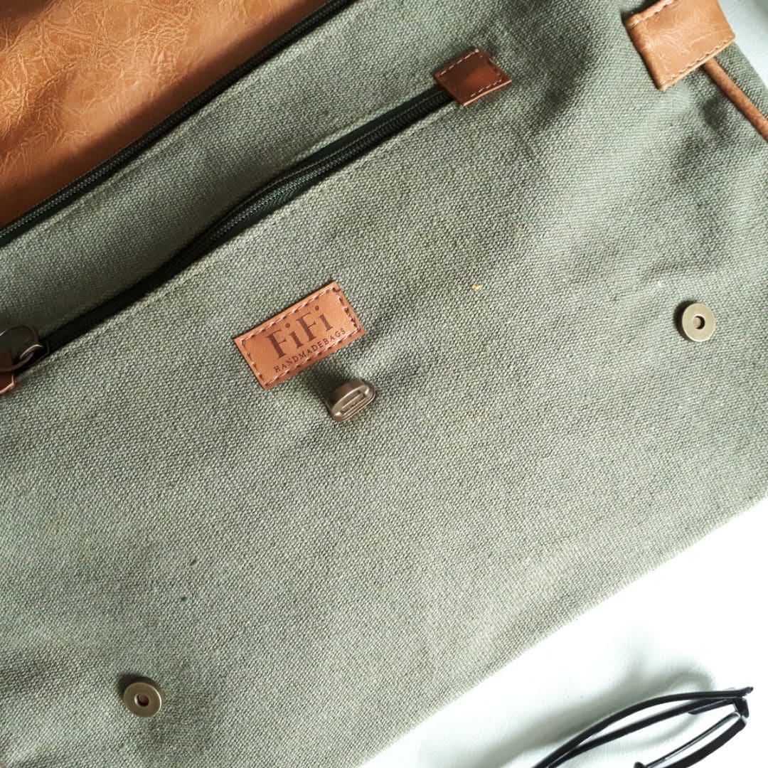 Bolsa Carteiro Verde Oliva M - Imagem 4