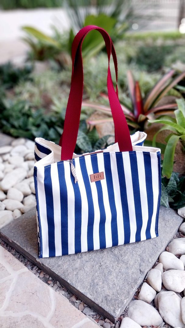 Bolsa Listras Azuis - Imagem 2