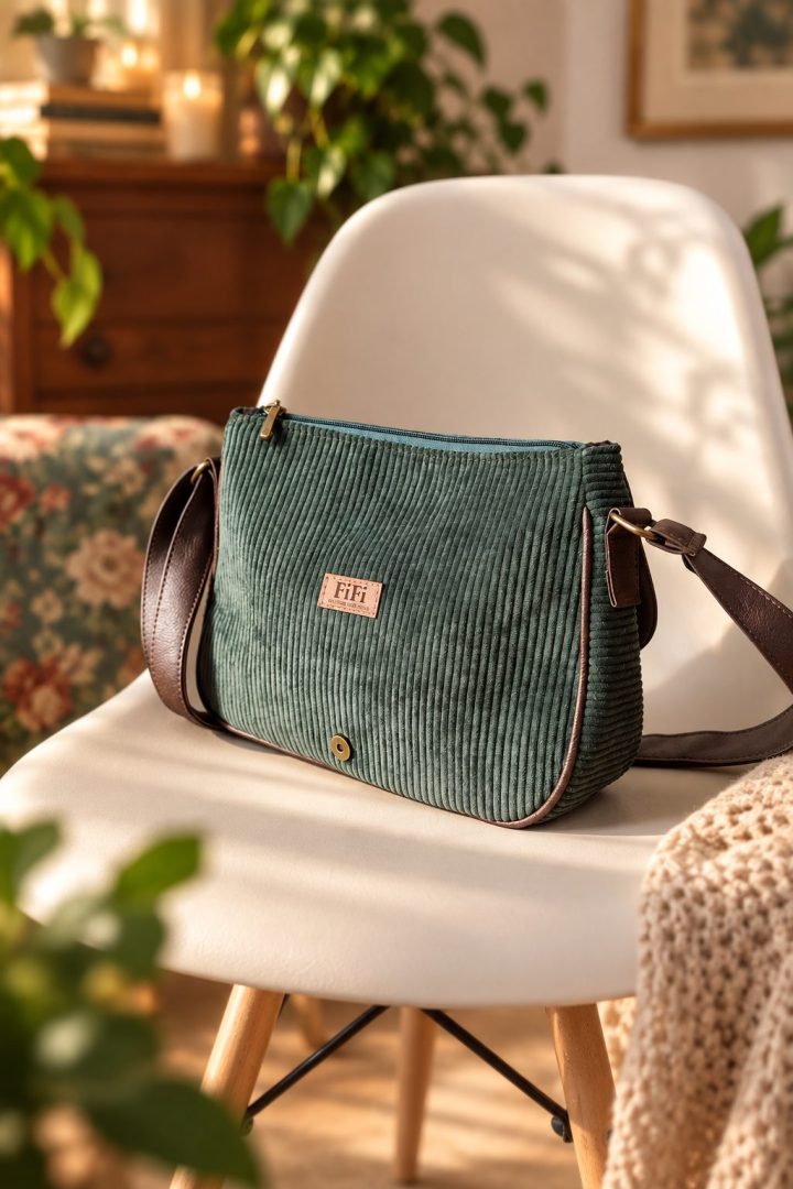 Bolsa Tiracolo Meia Lua Floresta - Imagem 3