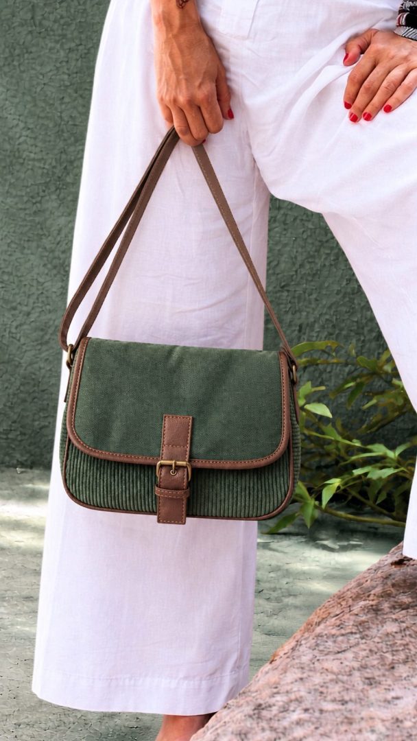 Bolsa Tiracolo Meia Lua Floresta - Imagem 2
