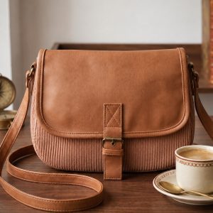 Bolsa Tiracolo Meia Lua Canela